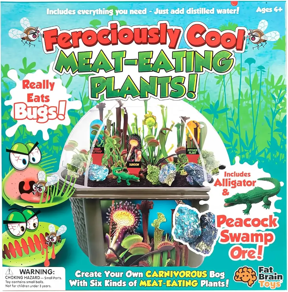 Carnivorous Creations - Ferociously Cool Meat-Eating Plants Office & Desk Toys for Ages 4 to 10
