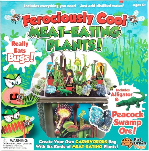 Carnivorous Creations - Ferociously Cool Meat-Eating Plants Office & Desk Toys for Ages 4 to 10