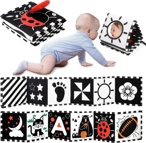 Melissa & Doug Multi-Sensory Peek-a-Boo Berry Take-Along Clip-On Infant Travel Toy Stroller Toy for Baby Newborn to 12m+